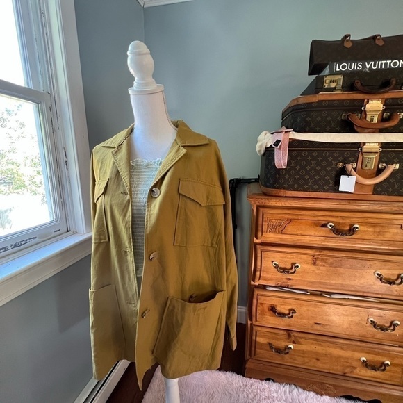 𝅺zara mustard jacket size M nwt - Picture 5 of 9